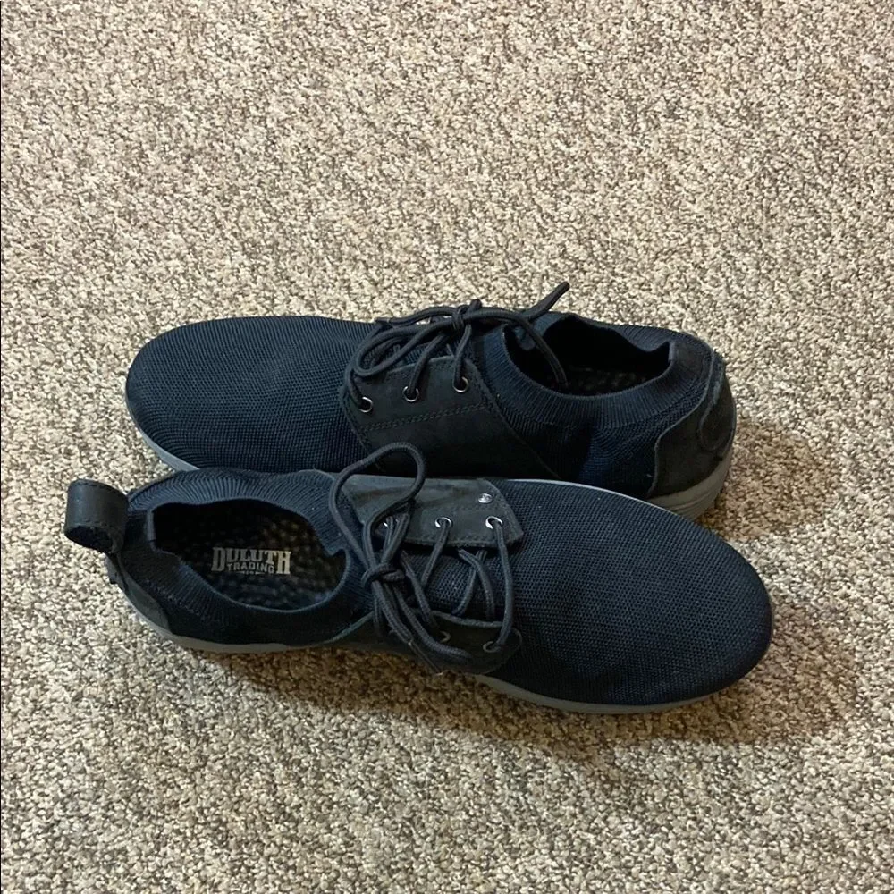 Duluth Trading Co Black Sneakers Minimalist Design Men’s Shoes Size 13